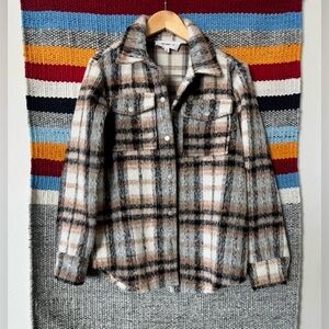 BB Dakota Plaid Shirt Jacket/Shacket